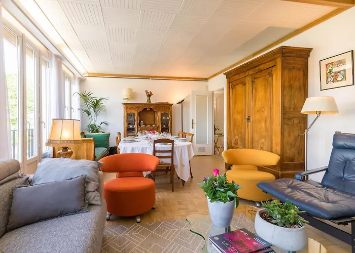 Climatise 100m2 7mn Centre Garage 5pieces 5 Adultes Bebe Arrivee Autonome アパート ディジョン